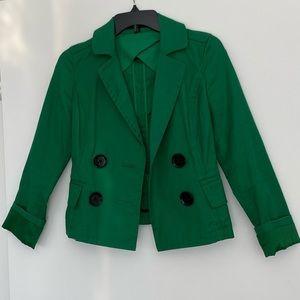Green blazer